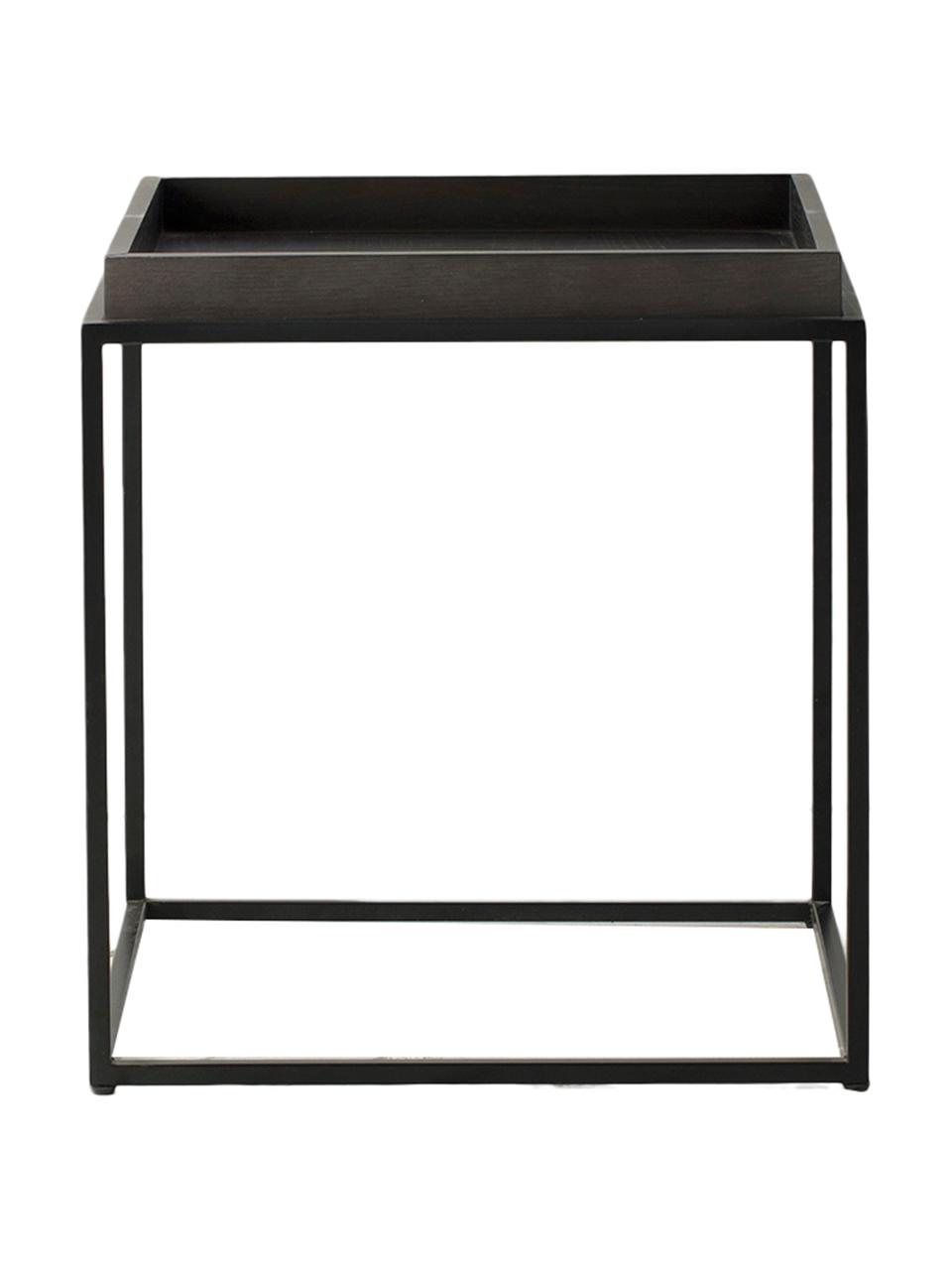 Table d'appoint industrielle noir Forden, Noir