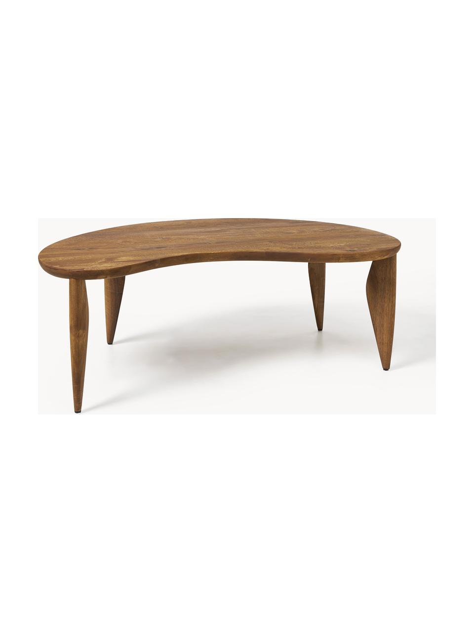 Couchtisch Feve aus Walnussholz in organischer Form, Walnussholz, geölt

Dieses Produkt wird aus nachhaltig gewonnenem, FSC®-zertifiziertem Holz gefertigt., Walnussholz, B 117 x T 60 cm