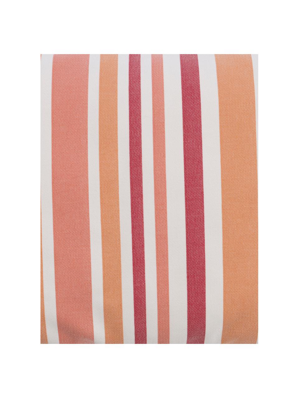 Poszewka na poduszkę zewnętrzną Marbella, 100% poliakryl Dralon®, Pomarańczowy, biały, odcienie różowego, S 40 x D 60 cm