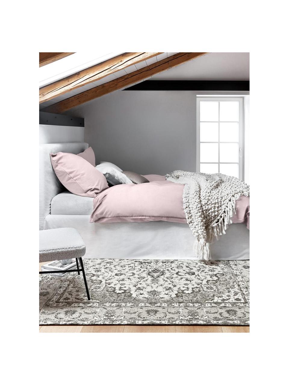 Housse de couette en flanelle Biba, Rose pâle, larg. 260 x long. 240 cm