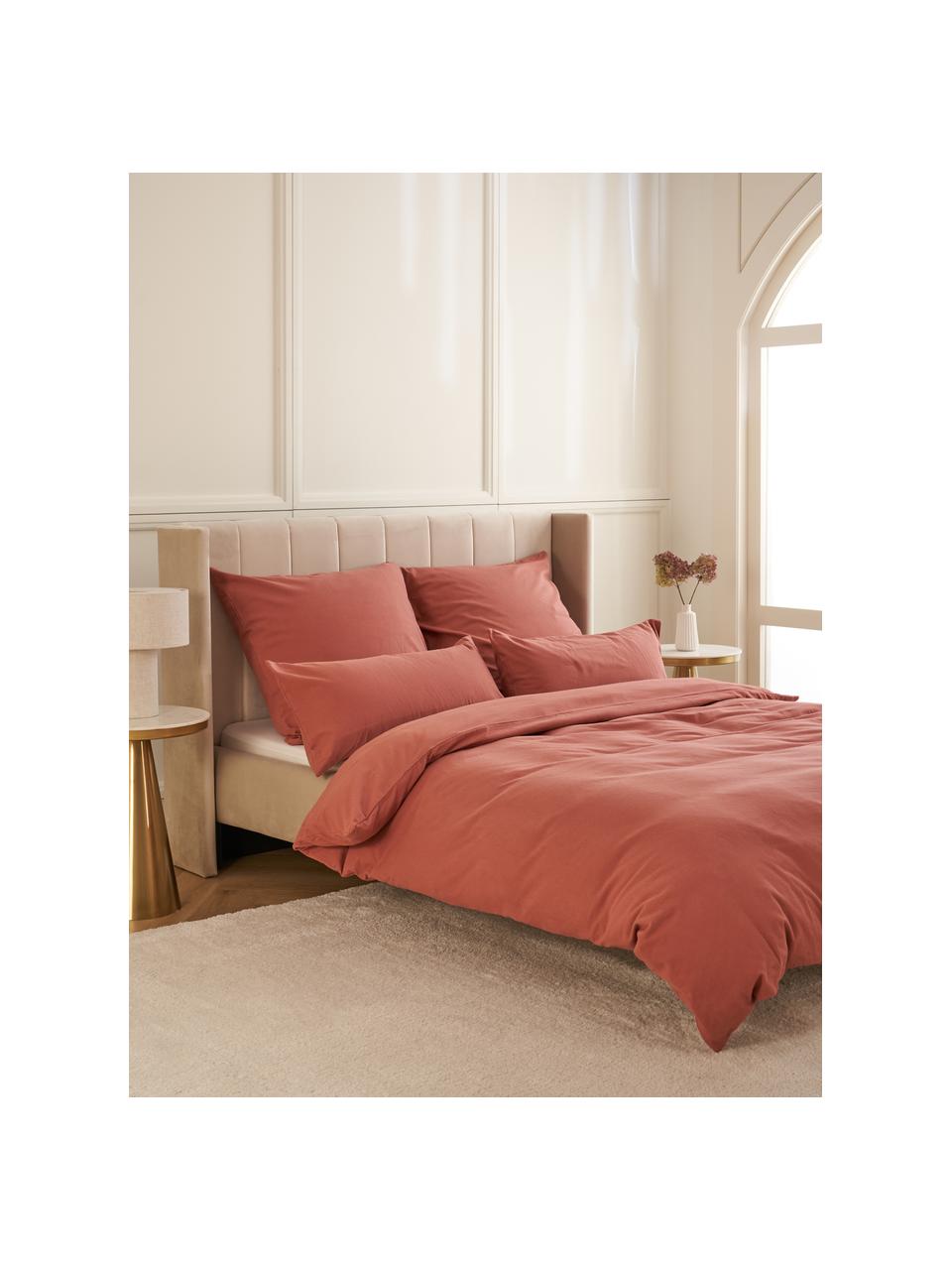 Flanelová posteľná bielizeň Biba, Bledoružová, 200 x 200 cm + 2 vankúš 80 x 80 cm