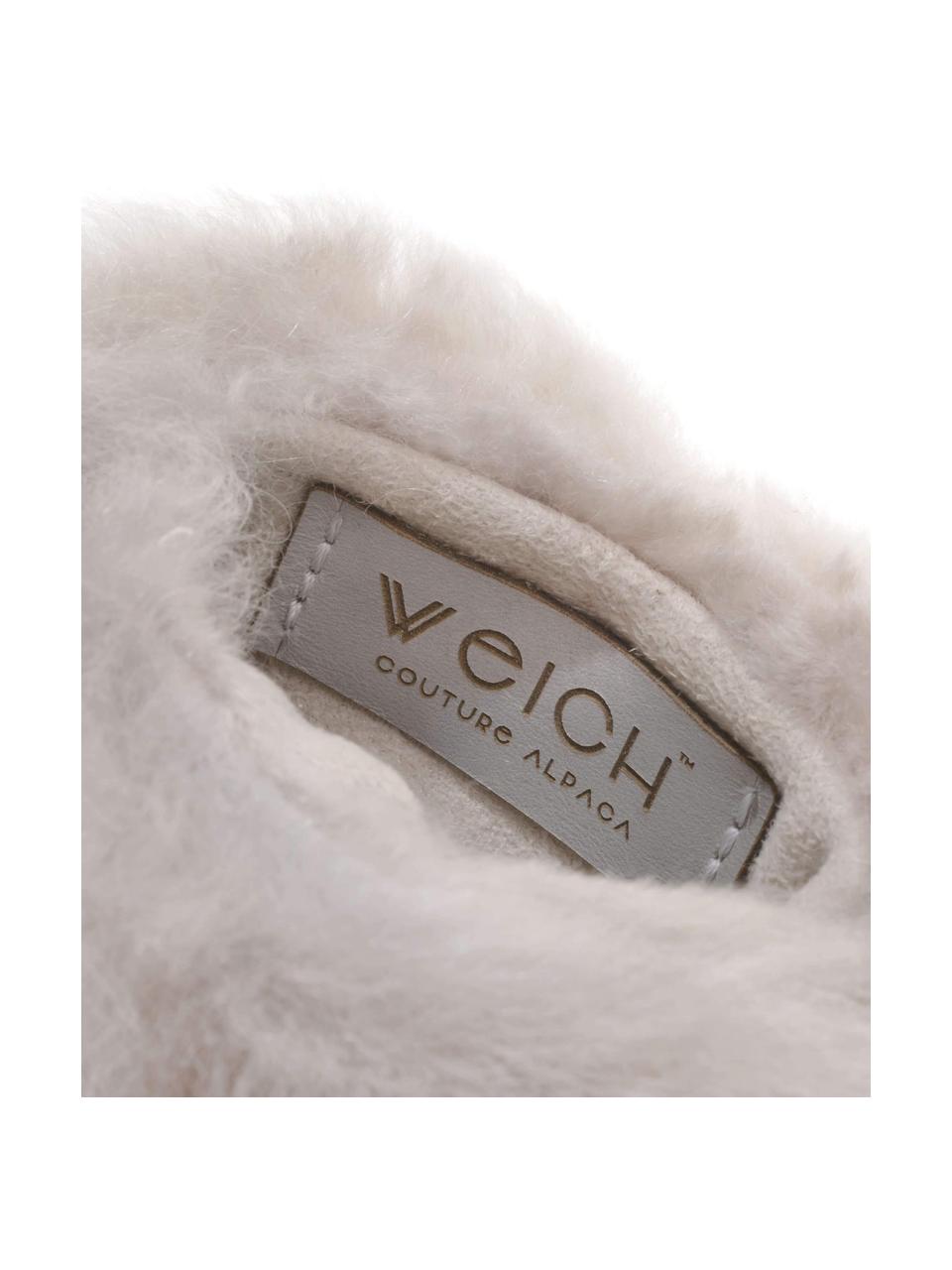 Bolsa de agua caliente artesanal de piel de alpaca Calmo, 600 ml, Funda: piel de alpaca, Interior: termoplástico, Gris claro, Cama 80 cm (135 x 200 cm)