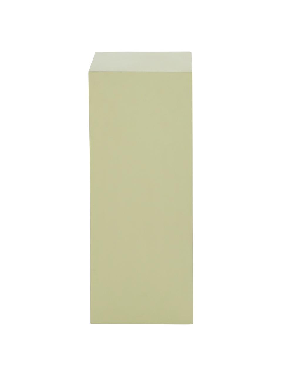 Dřevěný dekorativní sloup Smash, dřevovláknitá deska střední hustoty (MDF), Světle zelená, Š 20 cm, V 50 cm