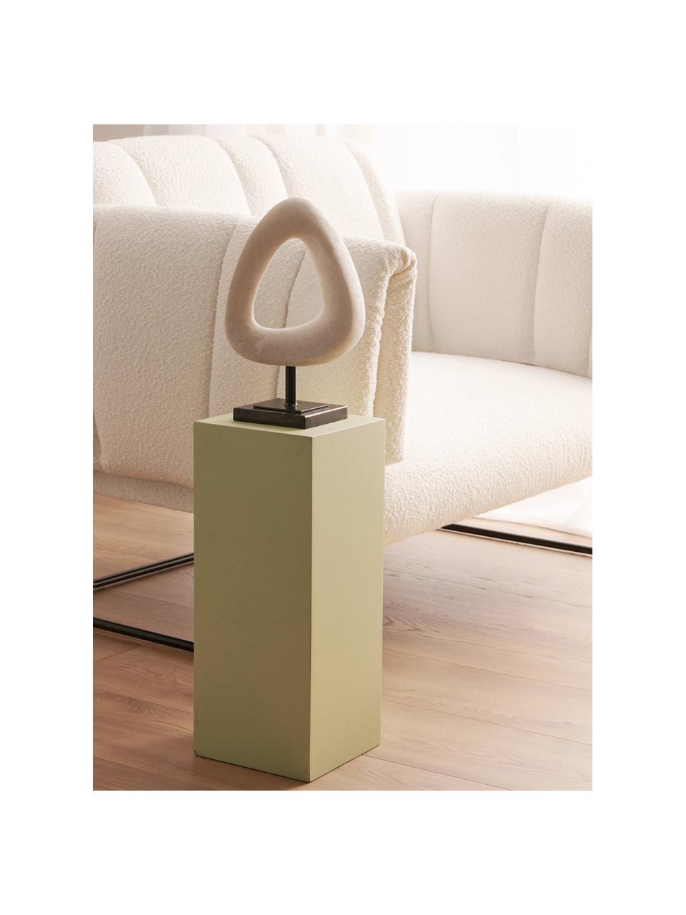 Dřevěný dekorativní sloup Smash, dřevovláknitá deska střední hustoty (MDF), Světle zelená, Š 20 cm, V 50 cm