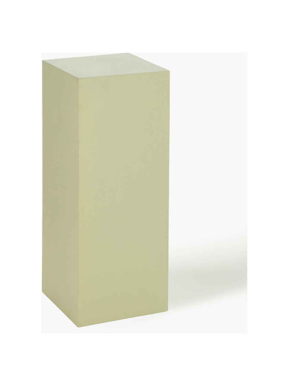 Dekorativní sloup Smash, Dřevovláknitá deska střední hustoty (MDF), Světle zelená, Š 20 cm, V 50 cm