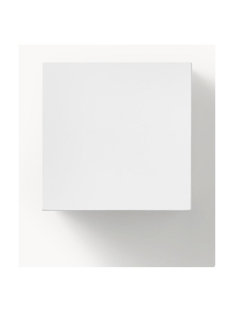 Petit applique murale Jayla, Métal, revêtement par poudre, Blanc, mat, larg. 10 x haut. 10 cm