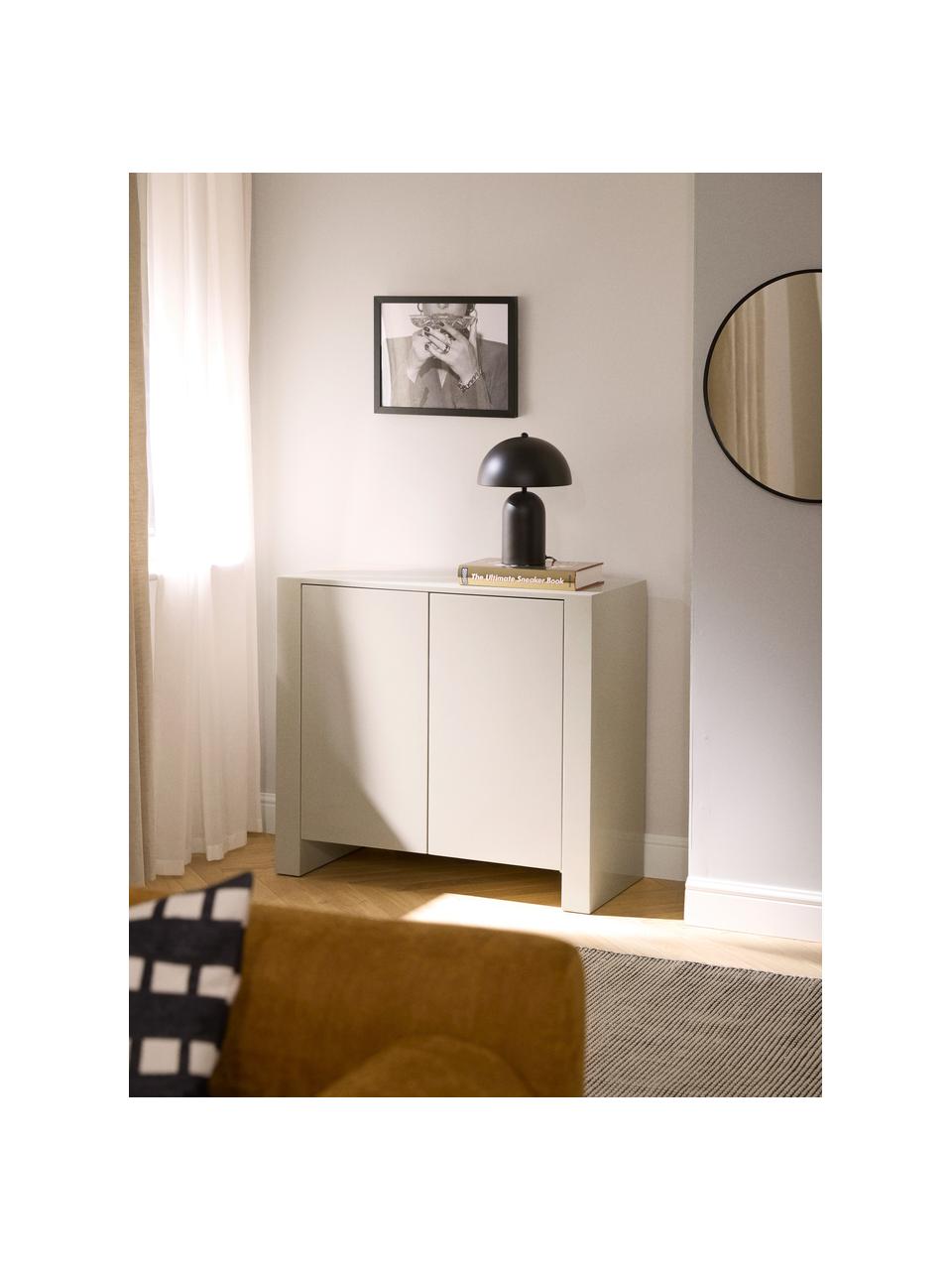 Credenza Liv, Beige chiaro, Larg. 90 x Alt. 79 cm