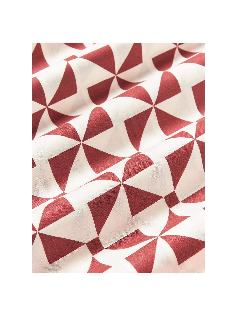 Katoenen kussenhoes Benson, Weeftechniek: renforcé Draaddichtheid 1, Rood, B 60 x L 70 cm