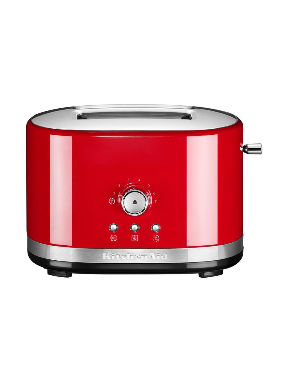 Toaster KitchenAid, Gehäuse: Aluminiumdruckguss, Edels, Rot, B 31 x H 20 cm