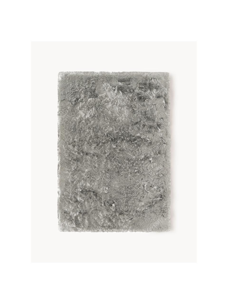 Tapis shaggy à longs poils Jimmy, Gris foncé, larg. 160 x long. 230 cm (taille M)