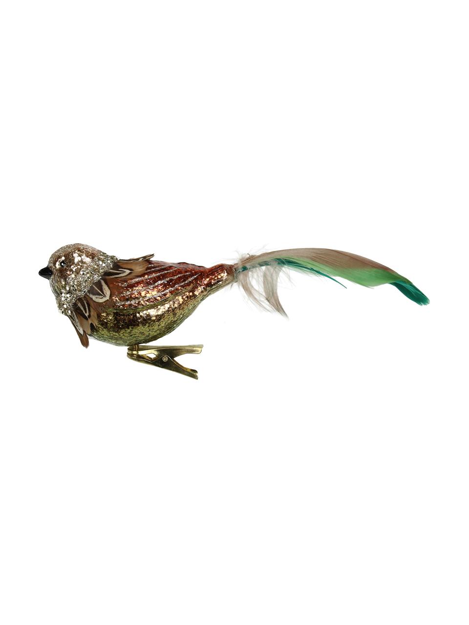 Ozdoba choinkowa Bird, Wielobarwny, S 19 x W 8 cm