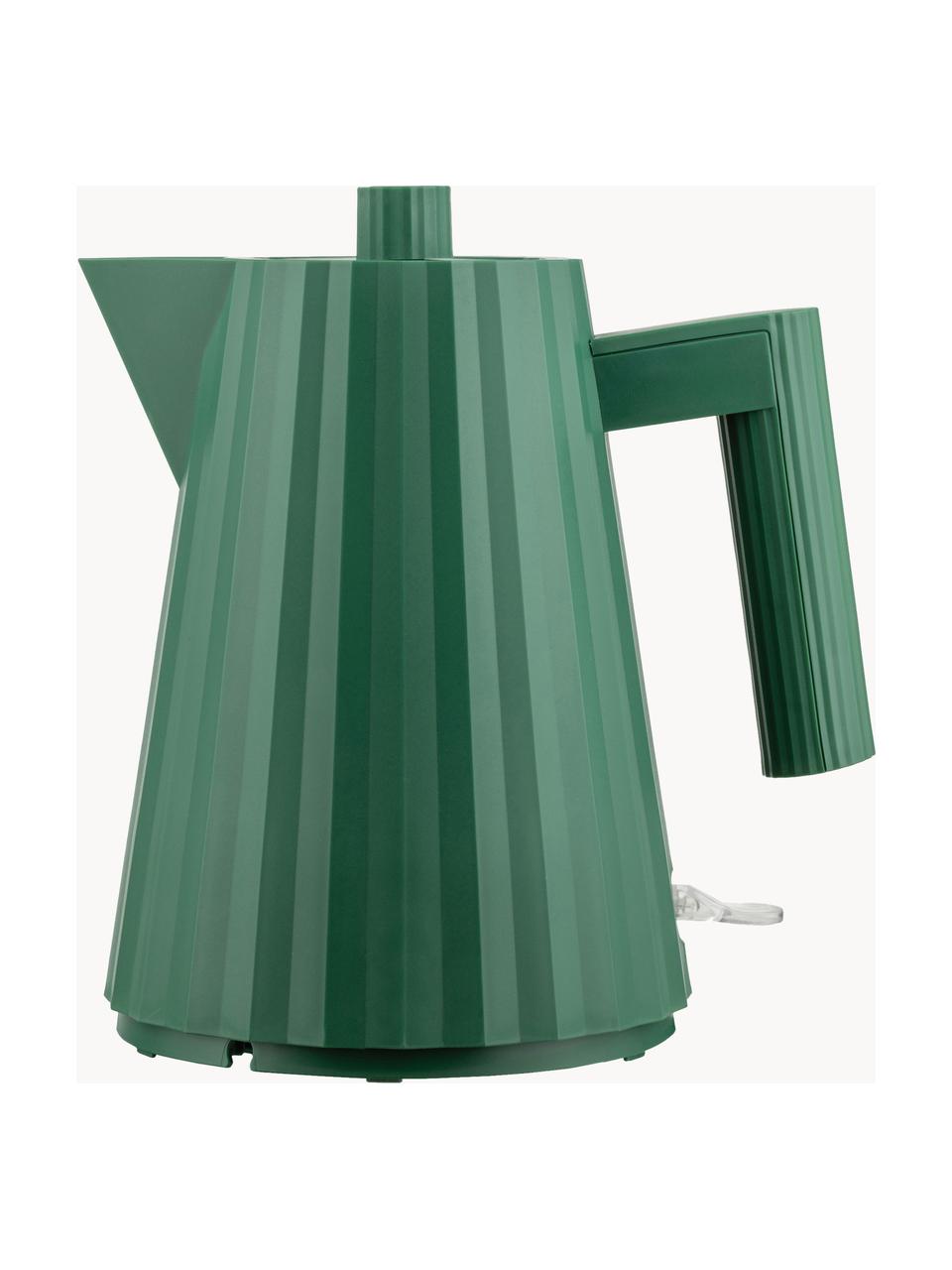 Bouilloire à surface striée Plissé, 1 L, Résine thermoplastique, Vert foncé, larg. 21 x haut. 20 cm
