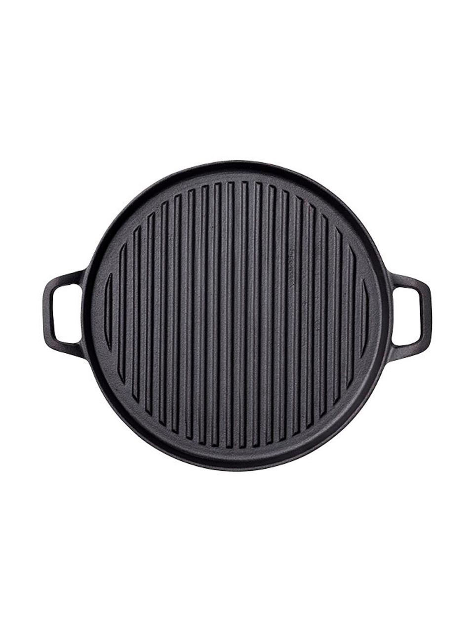 Grillschotel Monte Raw, Gietijzer, Zwart, Ø 31 x H 2 cm