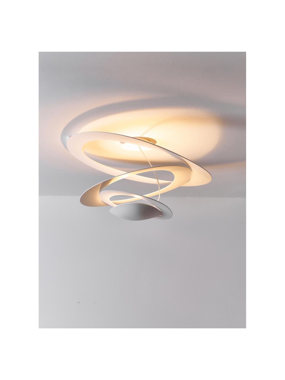 Lampa sufitowa Pirce, Ø 97 cm, Aluminium powlekane, Biały, Ø 97 x W 44 cm