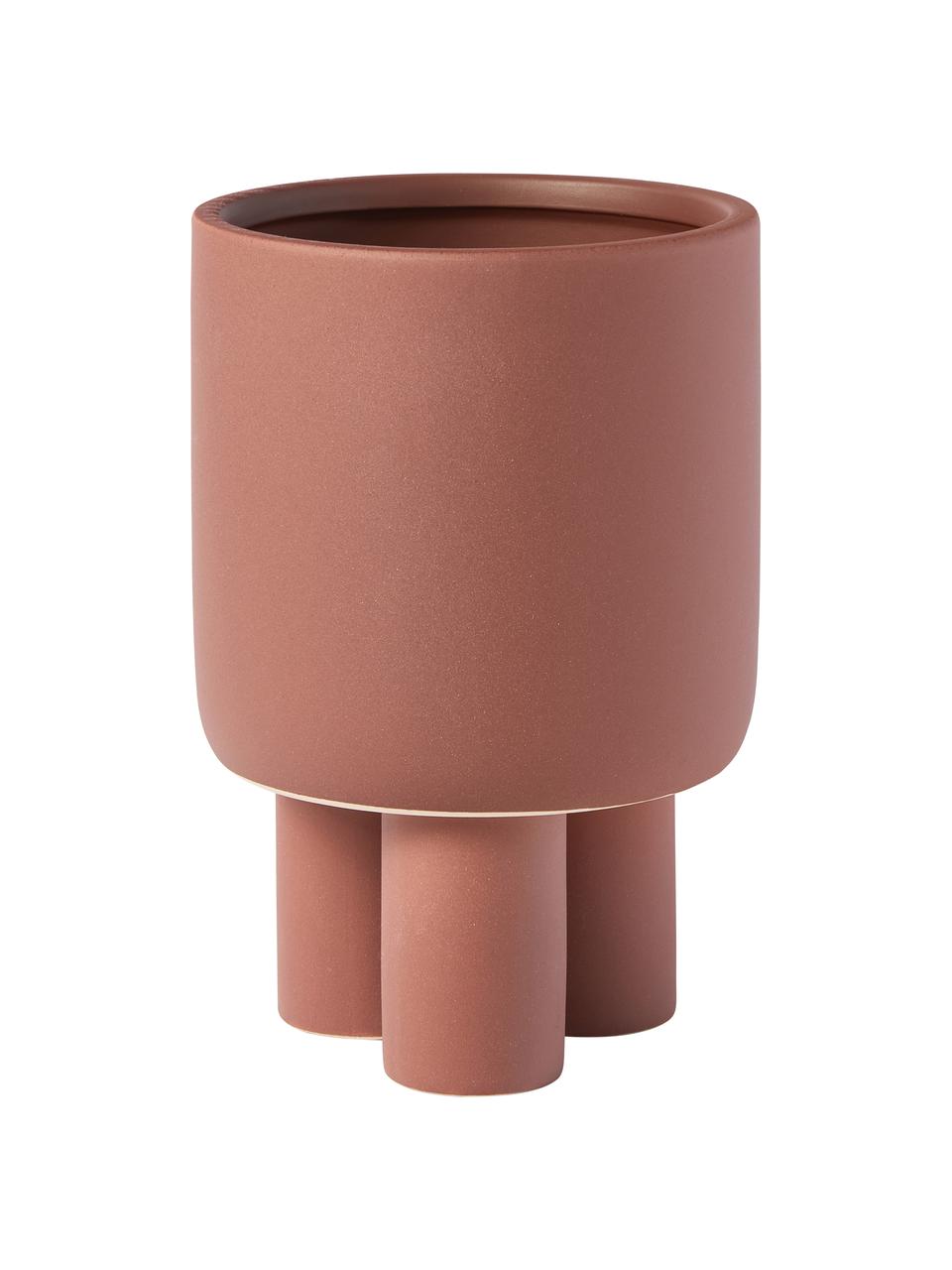 Osłonka na doniczkę z ceramiki Tilla, Ceramika, Terakota, Ø 16 x W 23 cm