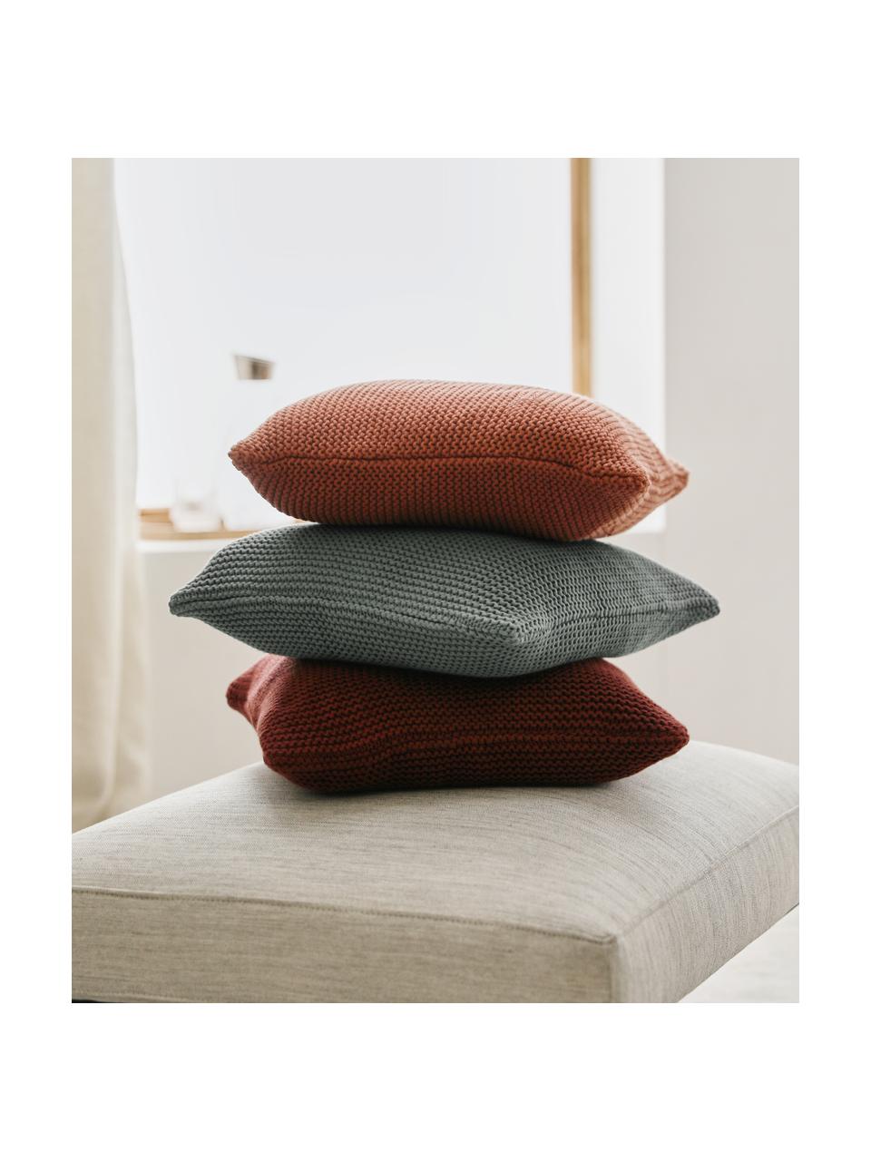 Federa arredo a maglia Adalyn, 100% cotone biologico certificato GOTS

Il materiale utilizzato in questo prodotto è testato per le sostanze nocive e certificato secondo lo STANDARD 100 by OEKO-TEX® , HOHENSTEIN HTTI, 11.HIN.00050, Verde, Larg. 40 x Lung. 40 cm
