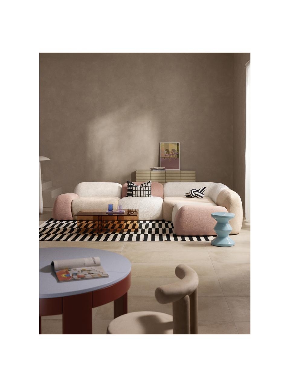 Modulares Ecksofa Wolke (4-Sitzer), Fuorisalone Edition, Füße: Kunststoff Dieses Produkt, Mehrfarbig, B 349 x T 262 cm, Eckteil links