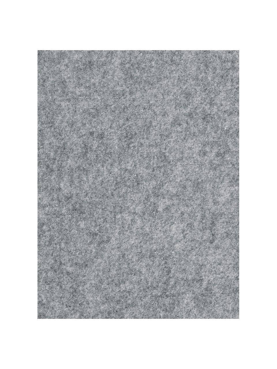 Filz-Sitzauflagen Avaro Square, 4 Stück, Grau, B 35 x L 35 cm