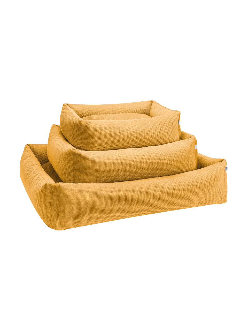 Legowisko dla psa Tudor, różne rozmiary, Tapicerka: 90% poliester, 10% nylon , Słoneczny żółty, S 68 x W 55 cm