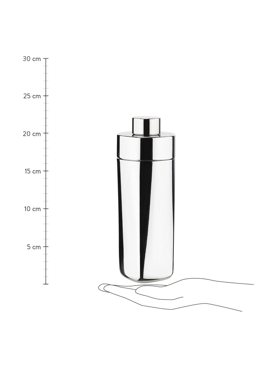 Coctelera de acero inoxidable Rocks, Acero 18/8, Plateado, Ø 8 x Al 21 cm