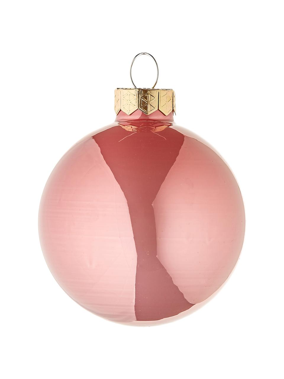 Bolas de Navidad Evergreen, Ø 6 cm, 10 uds., Rosa, Ø 6 cm