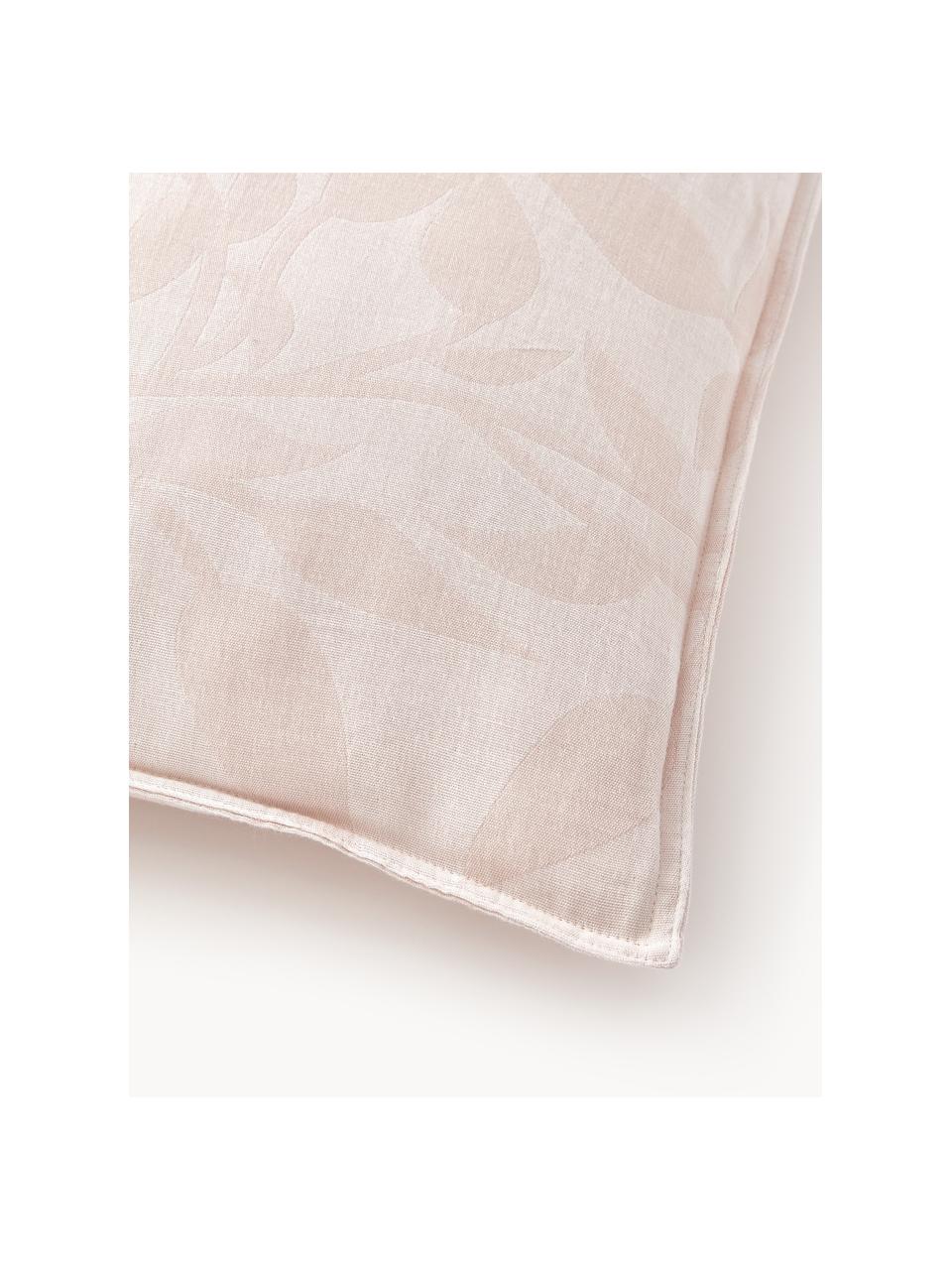 Funda de almohada doble cara de muselina Jasmina, Rosa, An 45 x L 110 cm