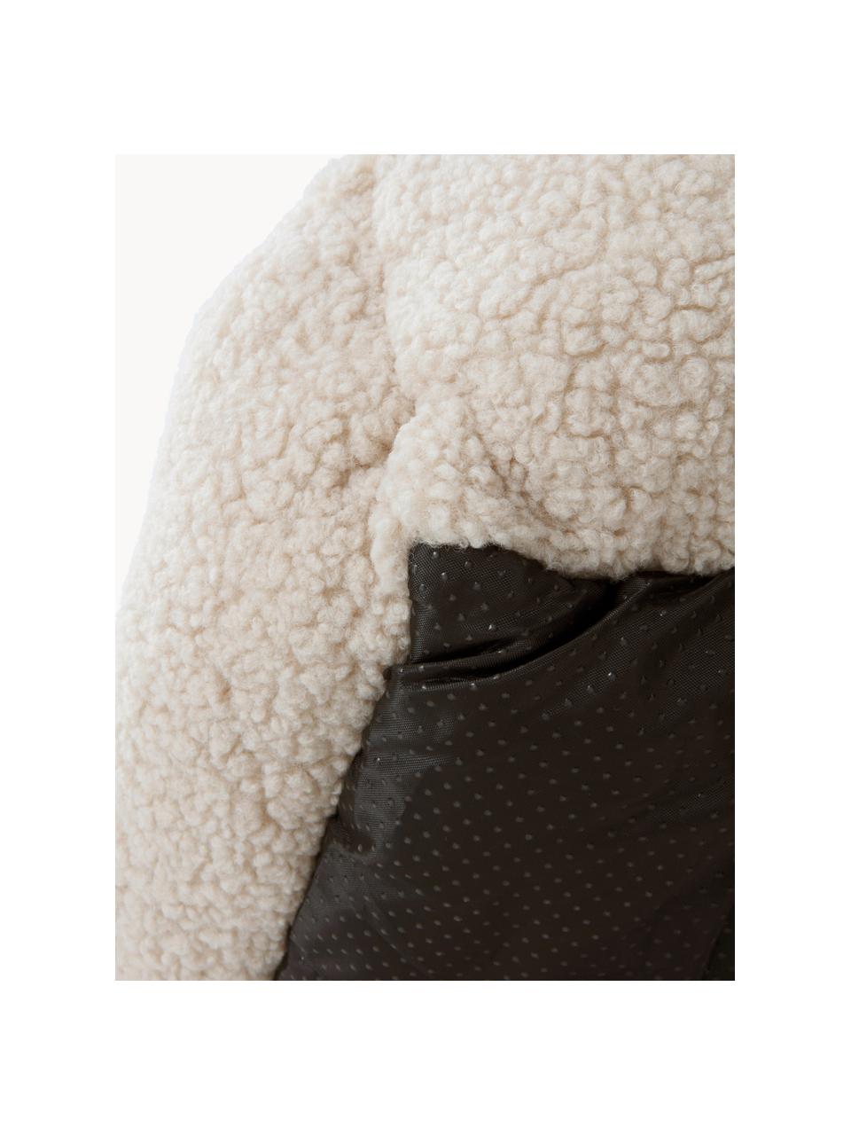 Cama para mascotas de borreguillo Kelsey, Tapizado: tejido bouclé (100% polié, Beige claro, An 58 x L 78 cm