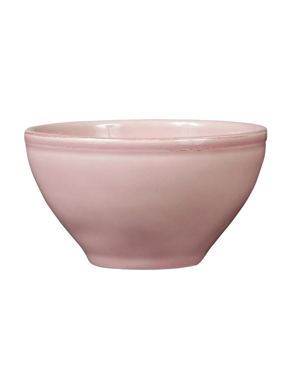 Bol en céramique rose Constance, 2 pièces, Grès cérame, Rose, Ø 15 cm