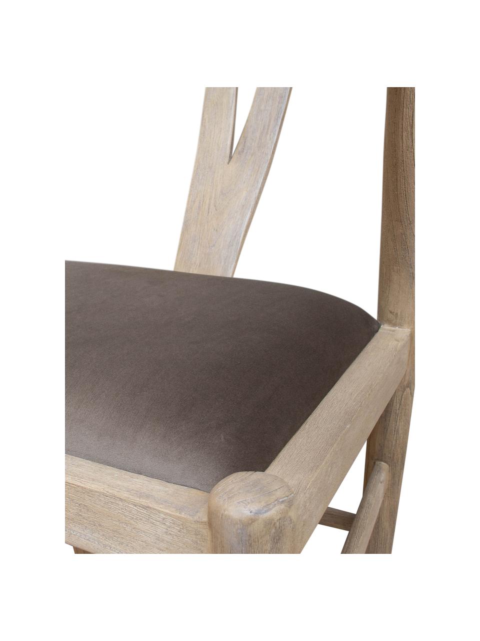 Stolička vyrobená z dreva sungkai Malmo, Hnedá