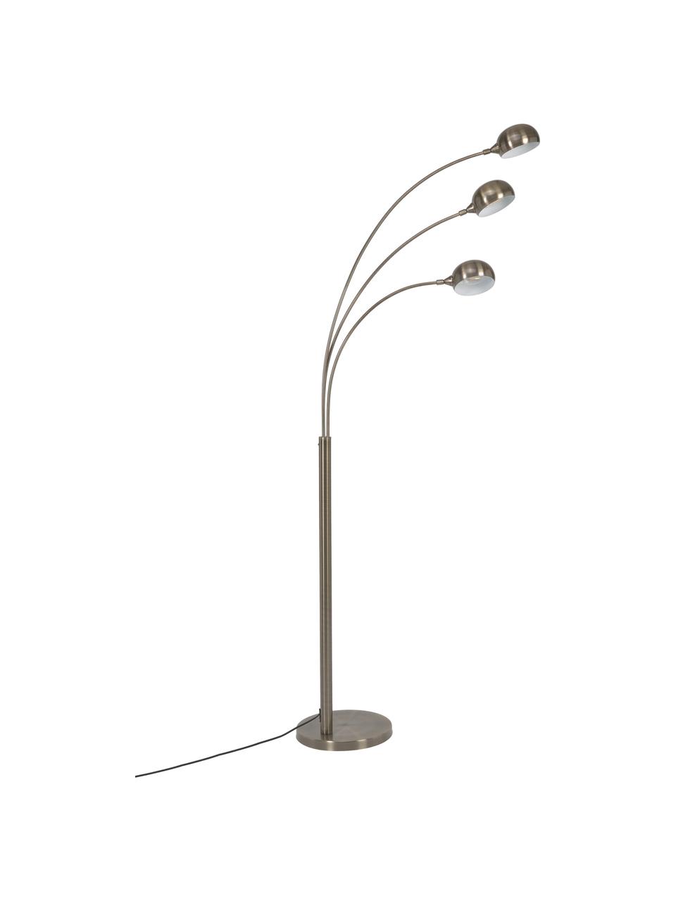 Lampa podłogowa w kształcie łuku Atomosphere, Odcienie złotego z antycznym wykończeniem, S 70 x W 180 cm