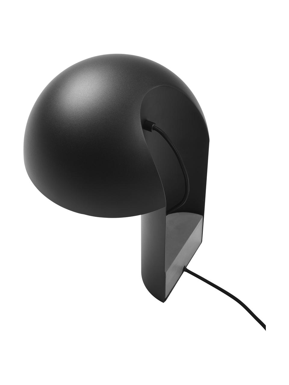 Lampe à poser design Leery, Noir, Ø 28 x haut. 40 cm