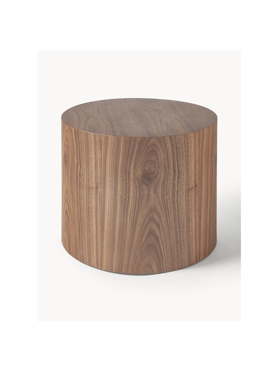 Salontafelset Dan van hout, 2-delig, MDF met walnoothoutfineer, Donker hout, Set met verschillende groottes