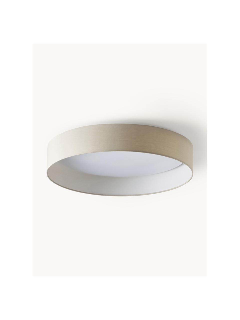 Plafonnier LED Helen, Blanc crème, Ø 52 x haut. 11 cm