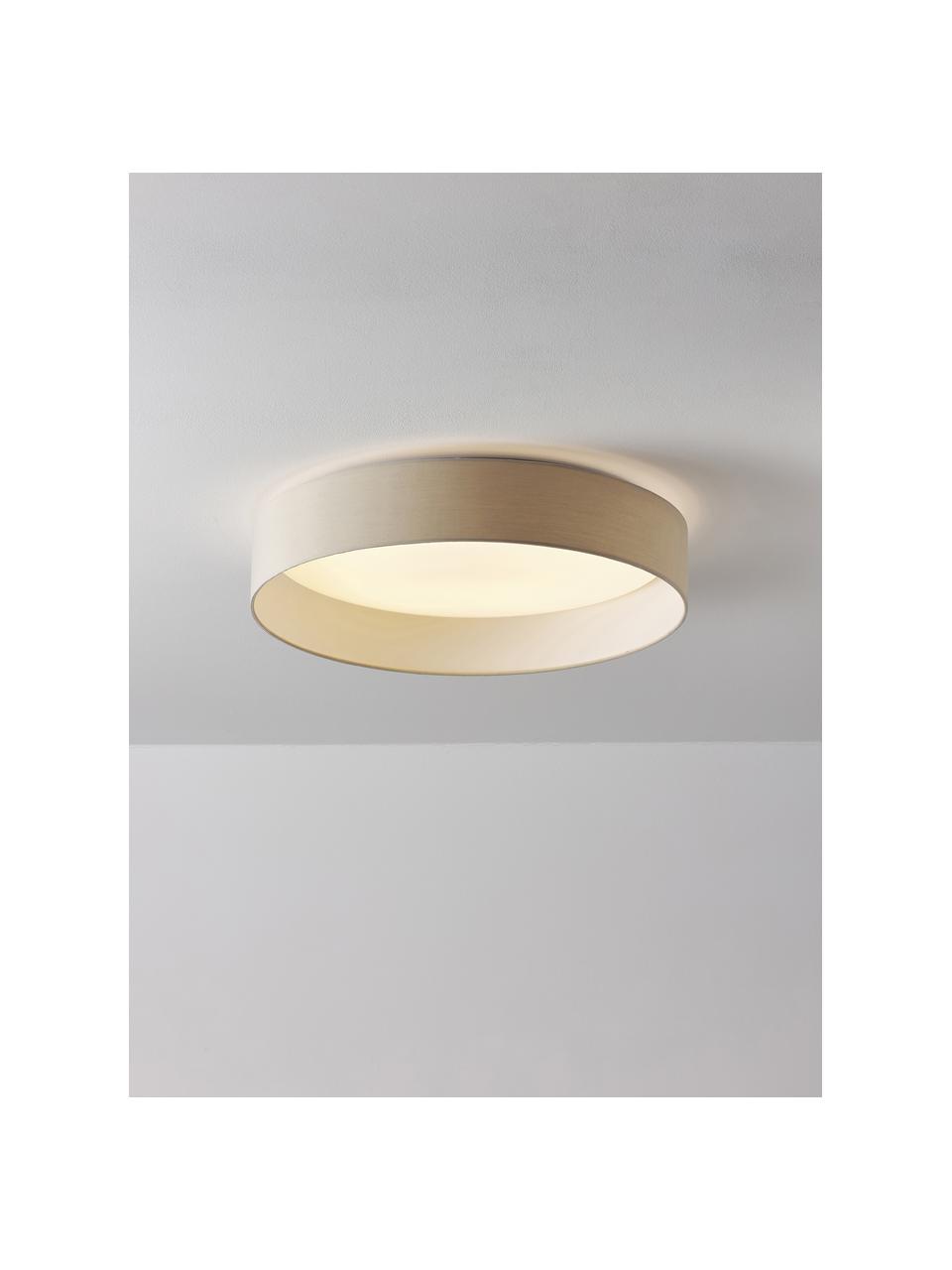 Plafón LED Helen, Beige claro, Ø 52 x Al 11 cm