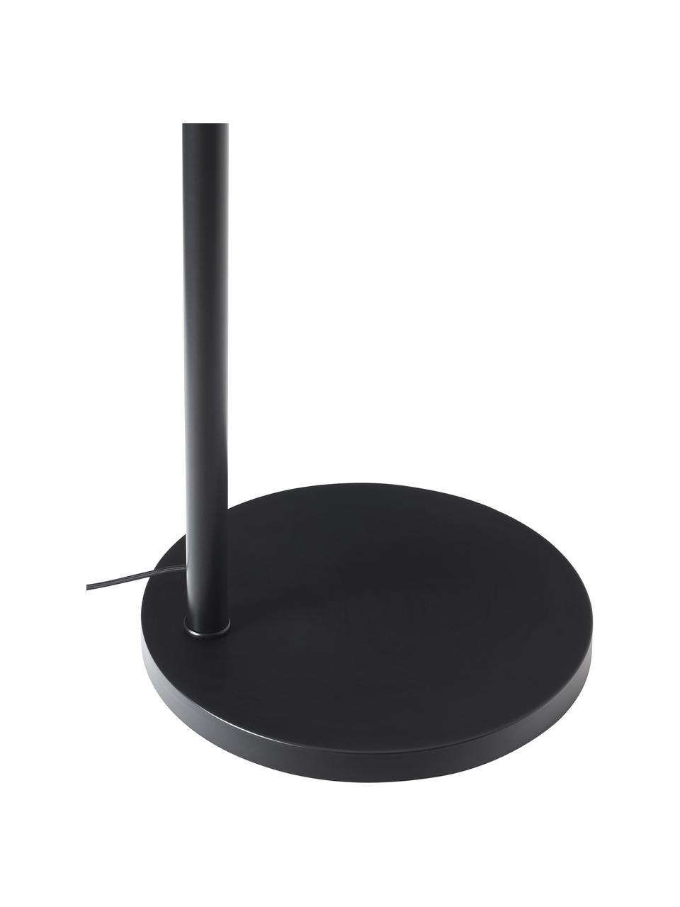 Lampada ad arco grande Bowie, Nero, Ø 32 x Alt. 202 cm