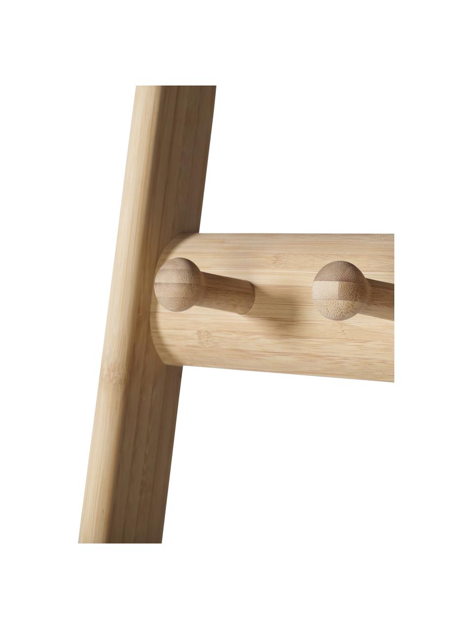 Rebríkový nástenný regál Noble z dreva, Bambusová