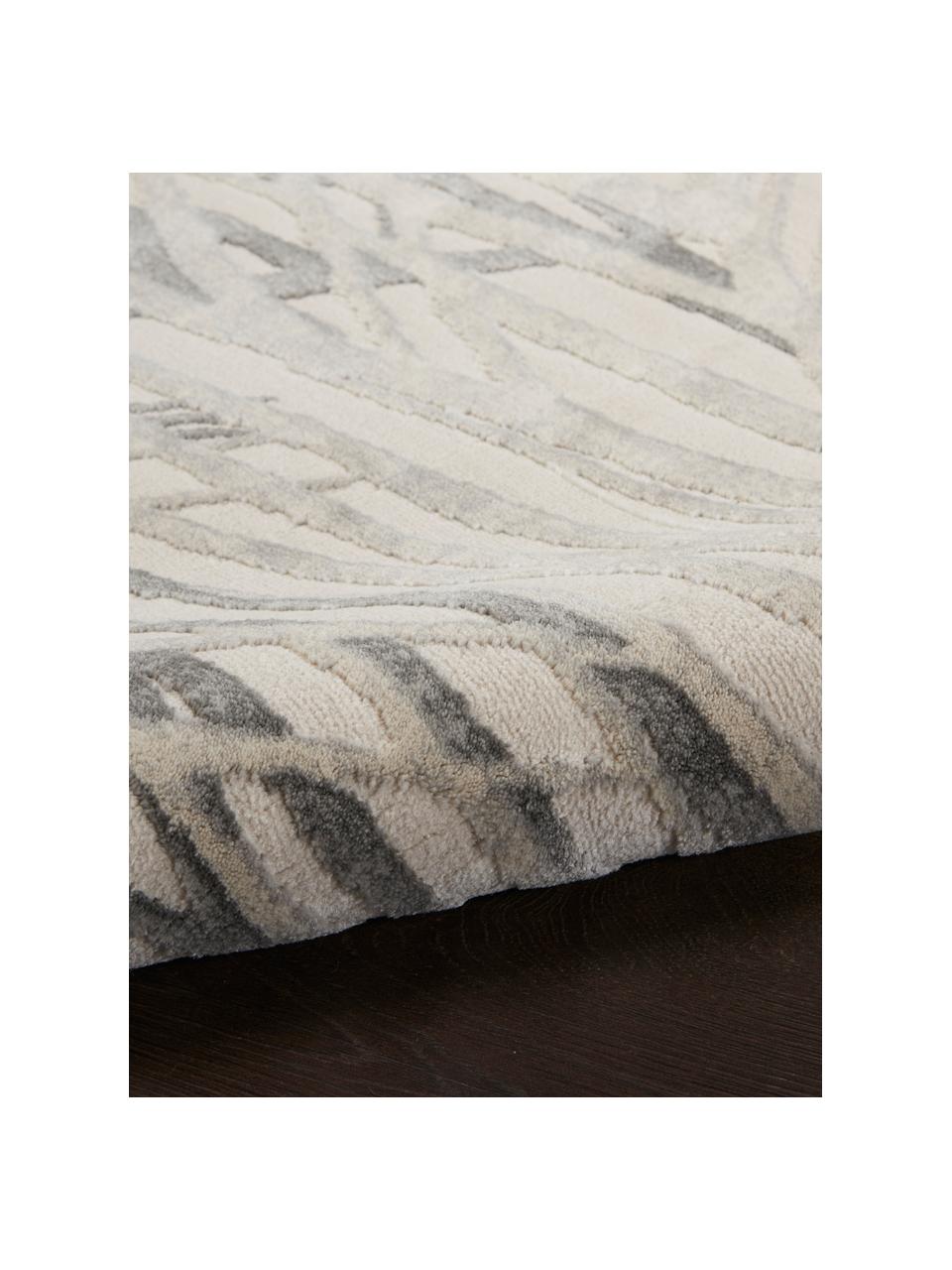 Koberec s nízkým vlasem a strukturovaným povrchem Rustic Texture, 51 % polypropylen, 49 % polyester, Béžová, taupe, Š 120 cm, D 180 cm (velikost S)