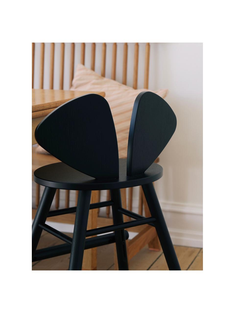Dětská židle z dubového dřeva Mouse Junior, Dubová dýha, lakovaná

Tento produkt je vyroben z udržitelných zdrojů dřeva s certifikací FSC®., Černá, Š 52 cm, H 41 cm