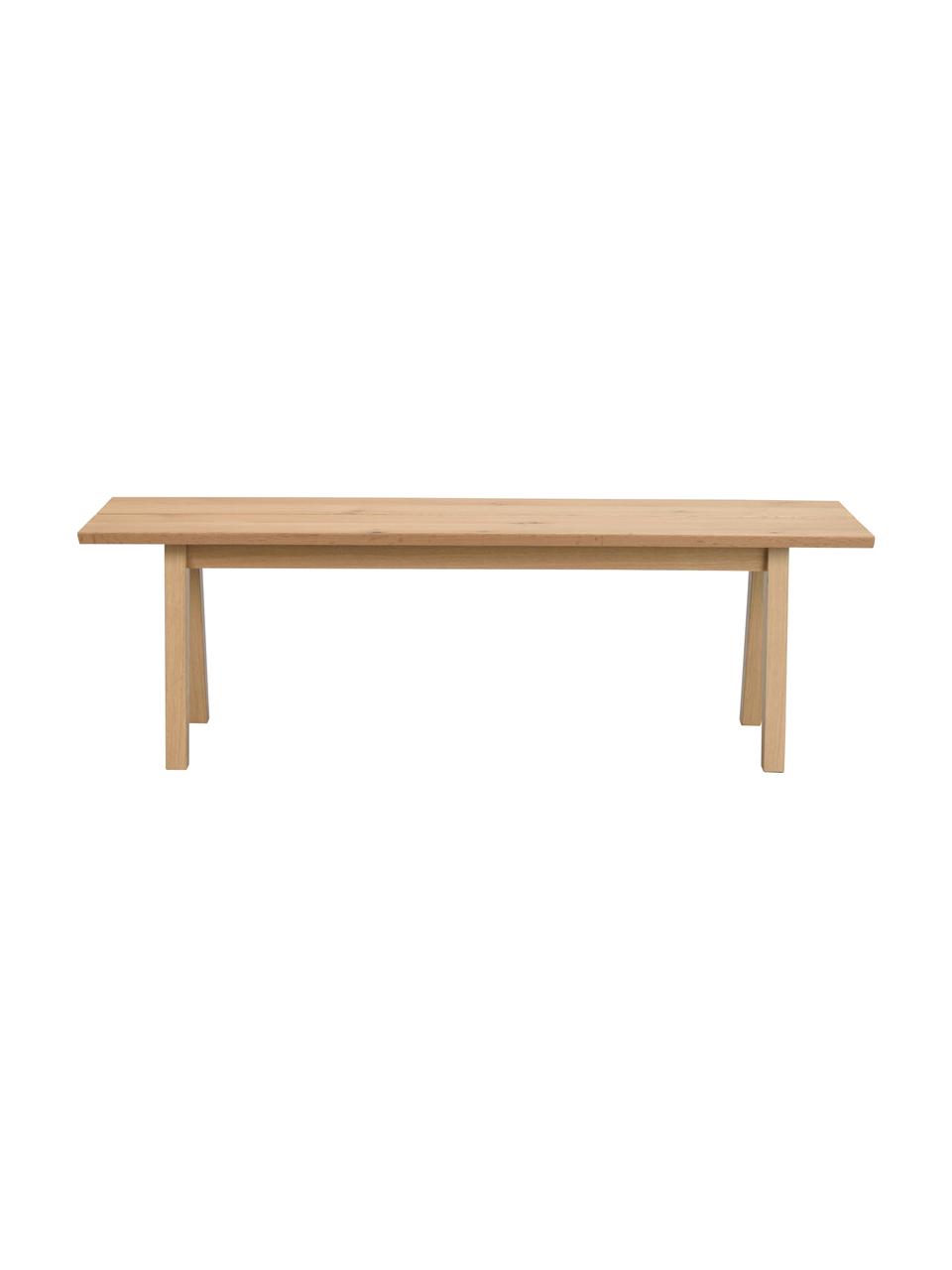 Banc bois de chêne Melfort, Bois, larg. 144 x haut. 45 cm