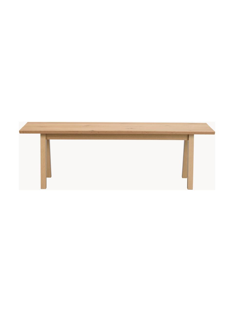 Banc bois de chêne Melfort, Bois, larg. 144 x haut. 45 cm