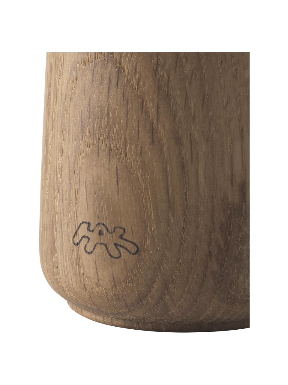 Młynek Hammerhøi, Korpus: drewno dębowe olejowane, Biały, drewno dębowe, Ø 7 x W 19 cm