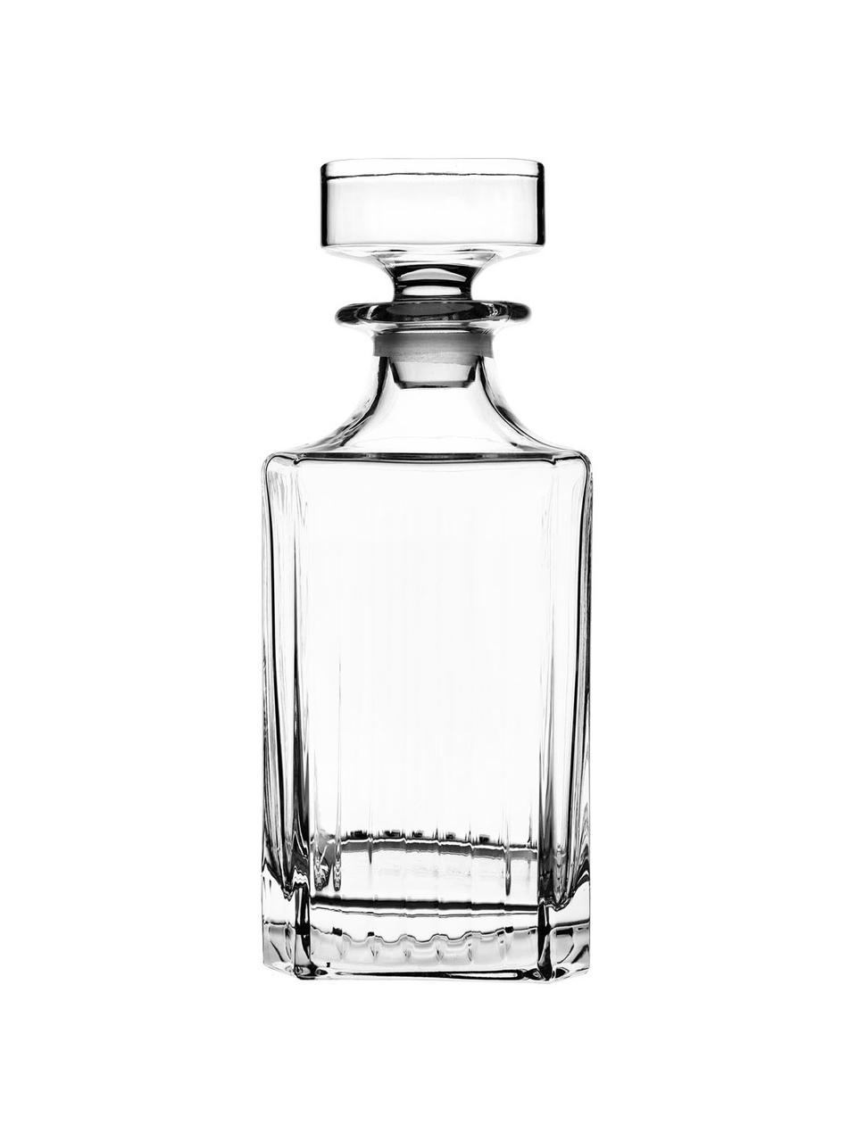 Karaf Timeless met groefreliëf, 750 ml, Kristalglas, Transparant, 750 ml