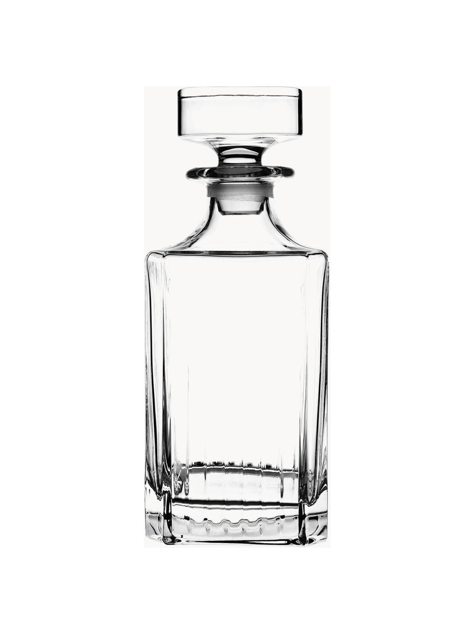 Decantador de cristal con relive Timeless, 750 ml, Cristal, Transparente, 750 ml