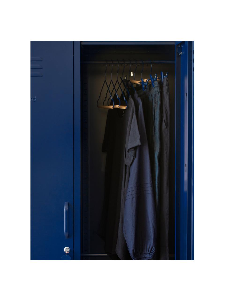 Gruccie Adult Top 10 pz, Legno, acciaio verniciato a polvere, Blu scuro, Larg. 39 x Alt. 20 cm