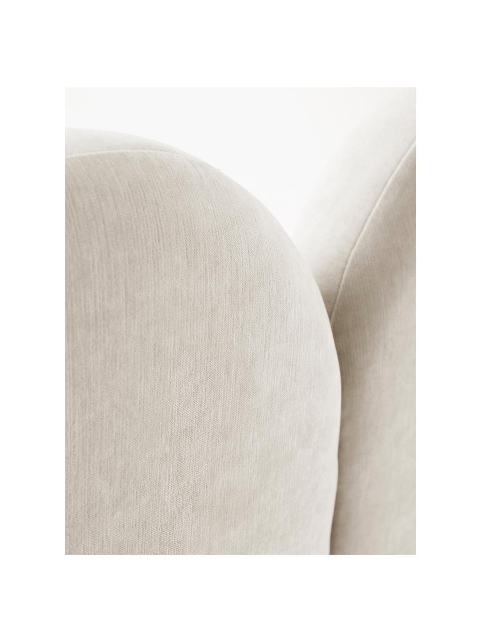 Cabecero tapizado chenilla Miami, Tapizado: 100% poliéster Alta resis, Estructura: madera de pino con certif, Tejido blanco crema, An 125 x Al 124 cm