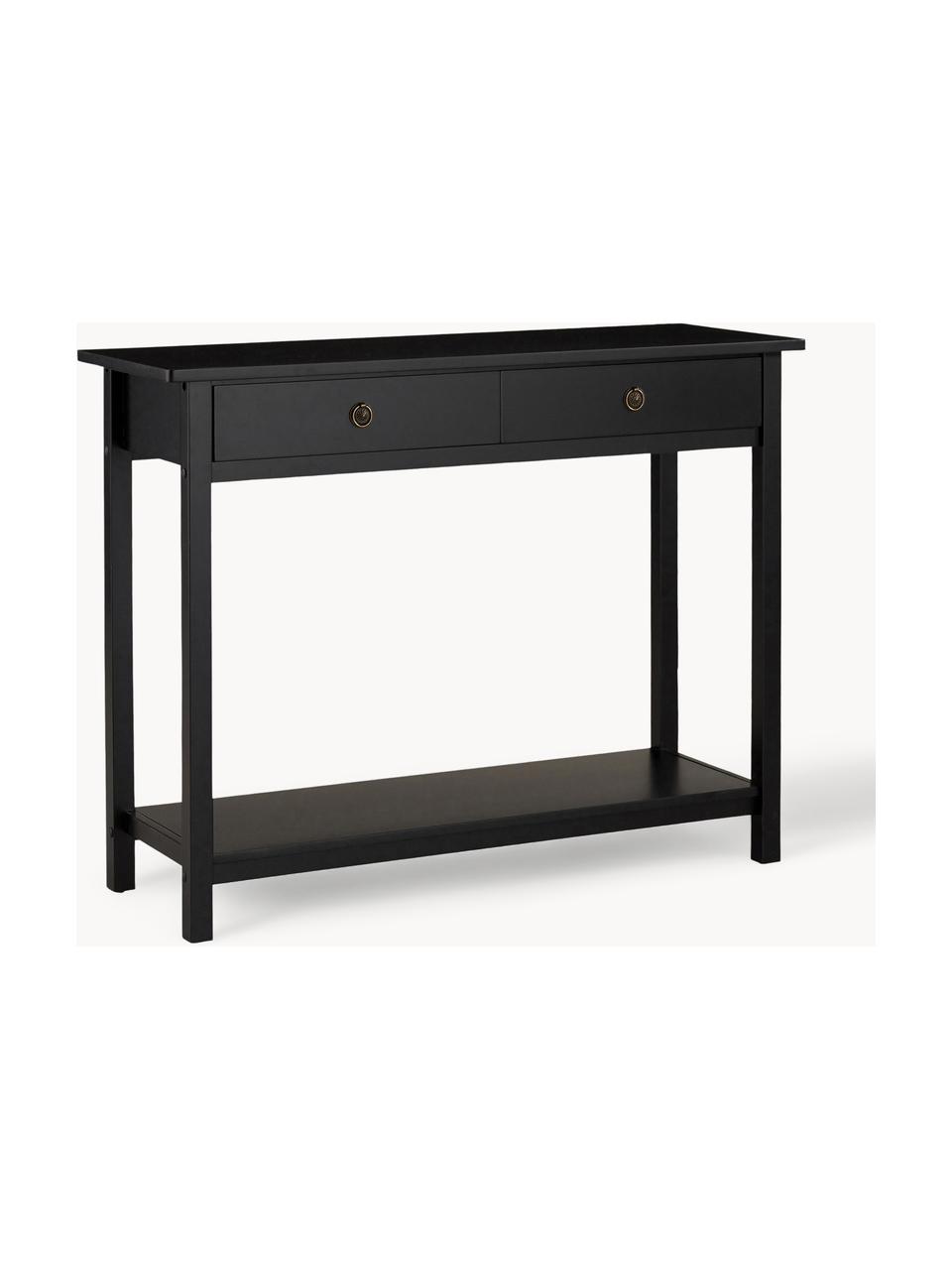 Console Ditti, Noir, larg. 104 x haut. 83 cm