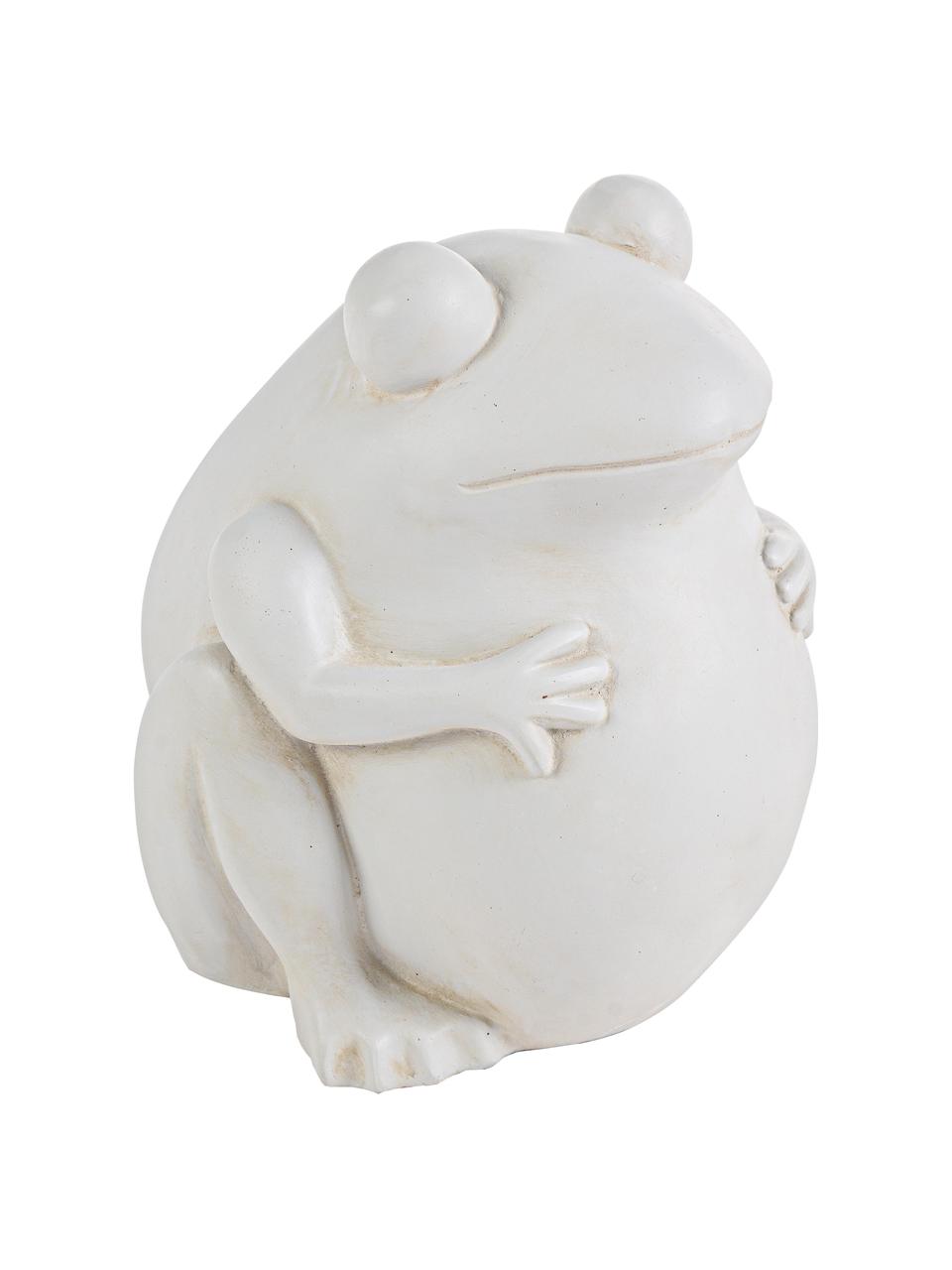 Cache-pot Frog, Plastique, Blanc cassé, larg. 28 x haut. 30 cm