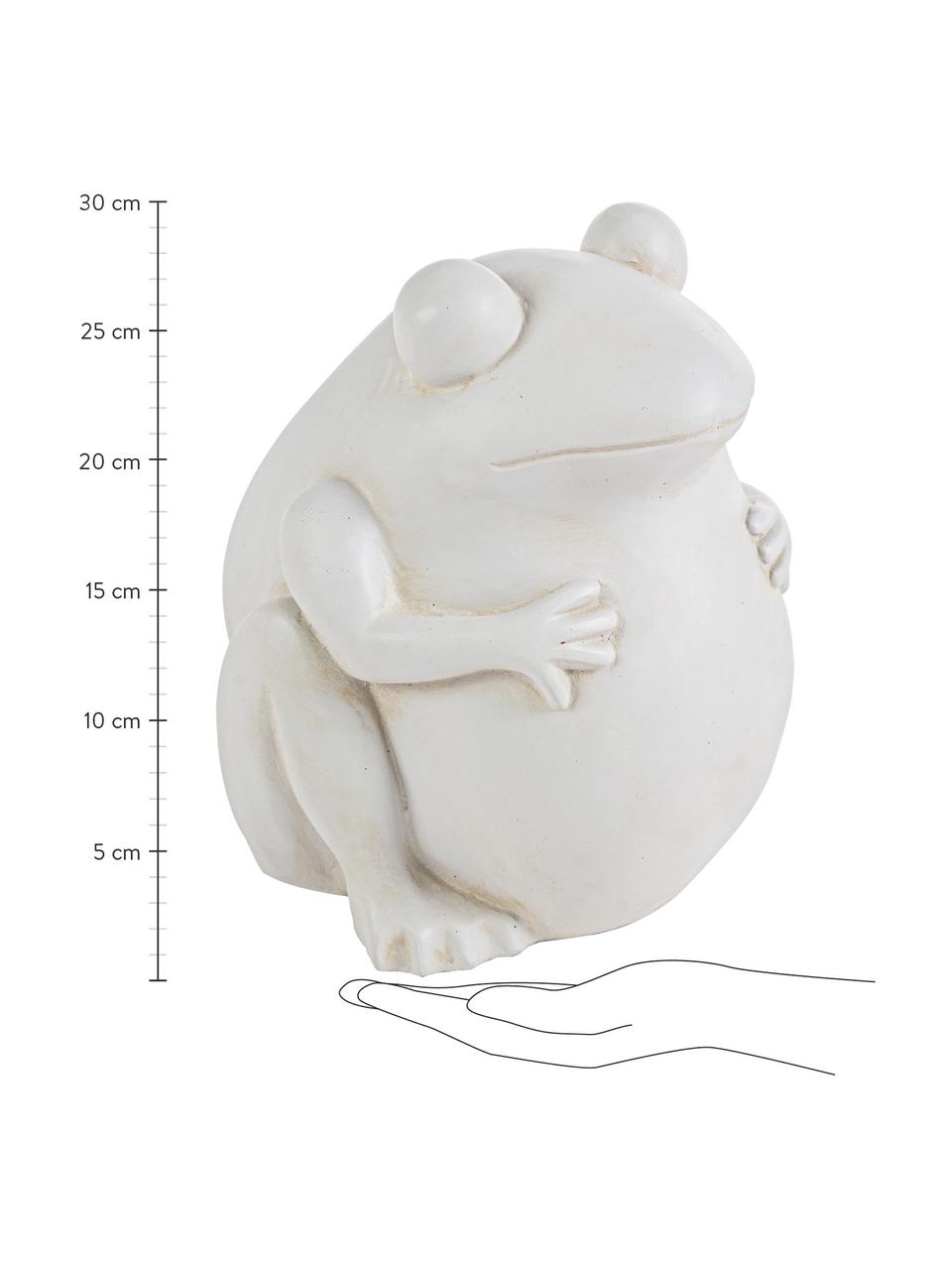 Pflanztopf Frog, Kunststoff, Gebrochenes Weiss, B 28 x H 30 cm