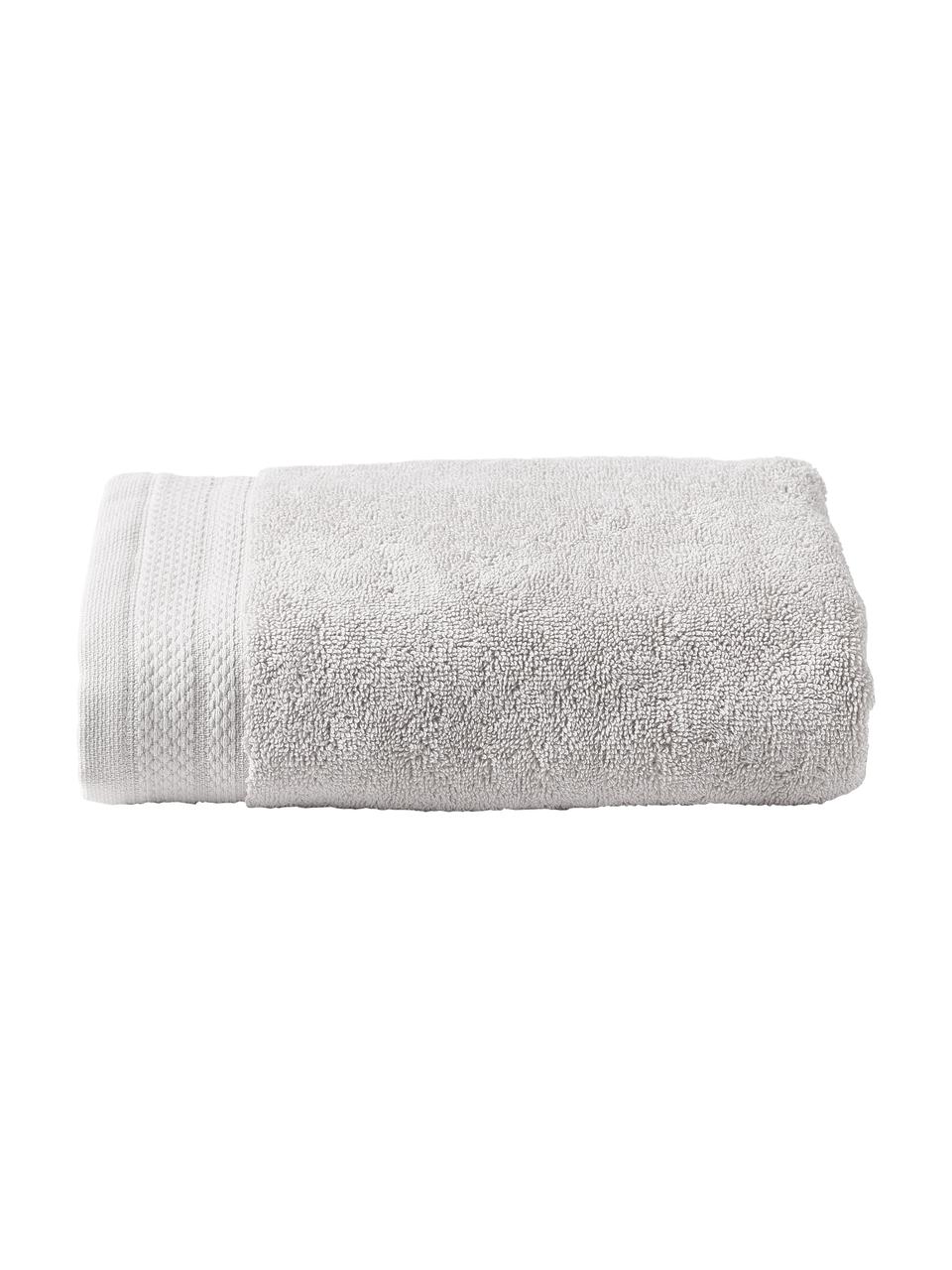 Serviette de toilette Premium, plusieurs tailles, 100 % coton bio certifié GOTS (par GCL International, GCL-300517)
Qualité supérieure 600 g/m², Gris clair, Serviettes de toilette, larg. 50 x long. 100 cm , 2 pièces