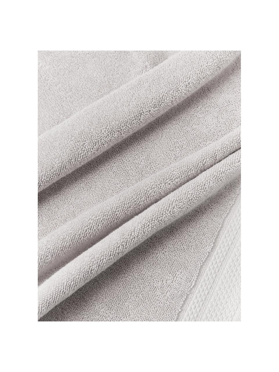 Asciugamano in varie misure Premium, 100% cotone organico certificato GOTS (da GCL International, GCL-300517).
Qualità pesante, 600 g/m², Grigio chiaro, Asciugamano, Larg. 50 x Lung. 100 cm